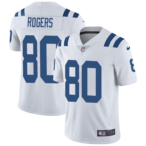 Indianapolis Colts 80 Limited Chester Rogers White Nike NFL Road Youth Vapor Untouchable jerseys